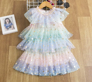 Rainbow Star Dress