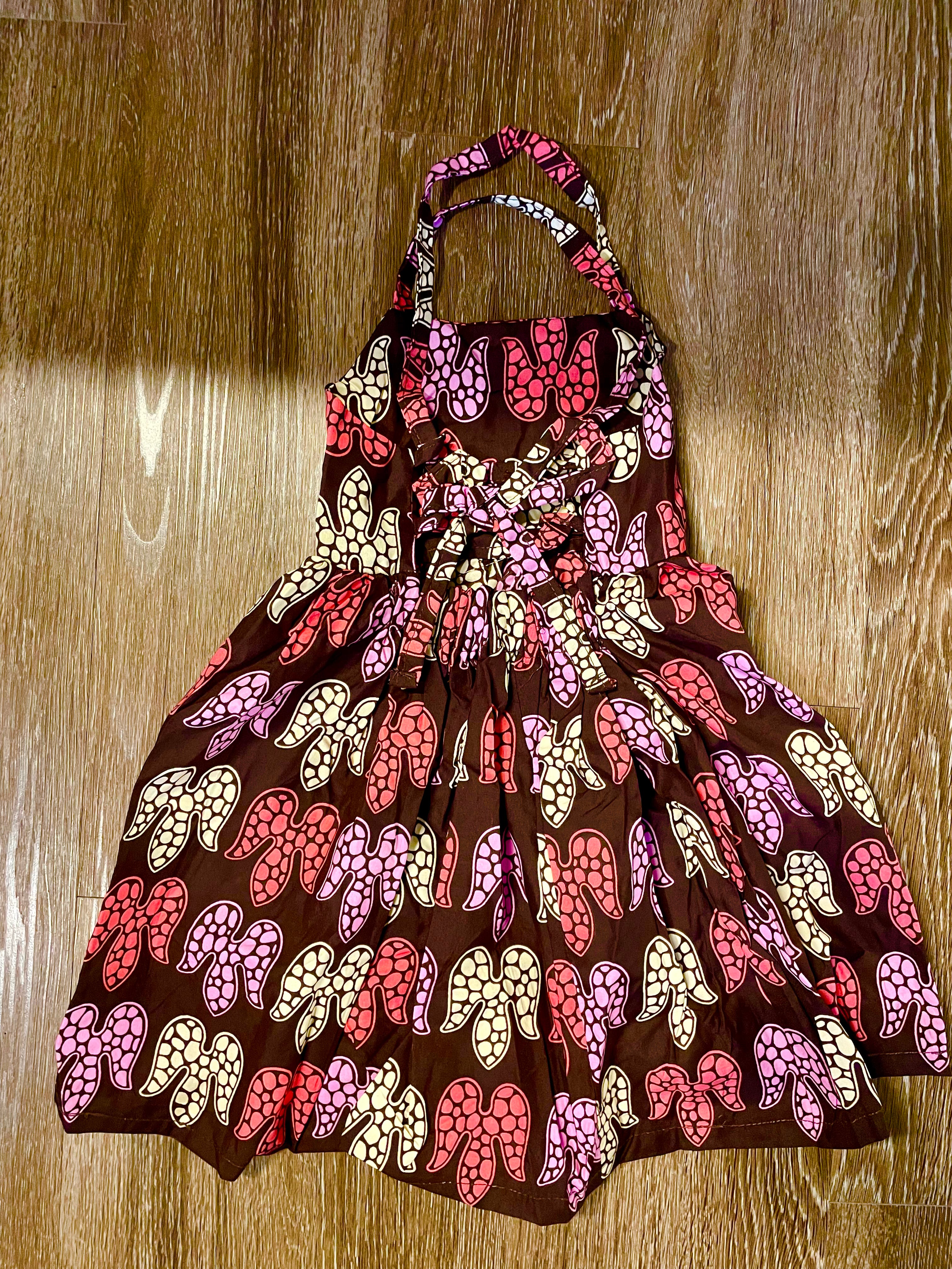 African Print Toddler Dress