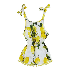 Summer lemon dress