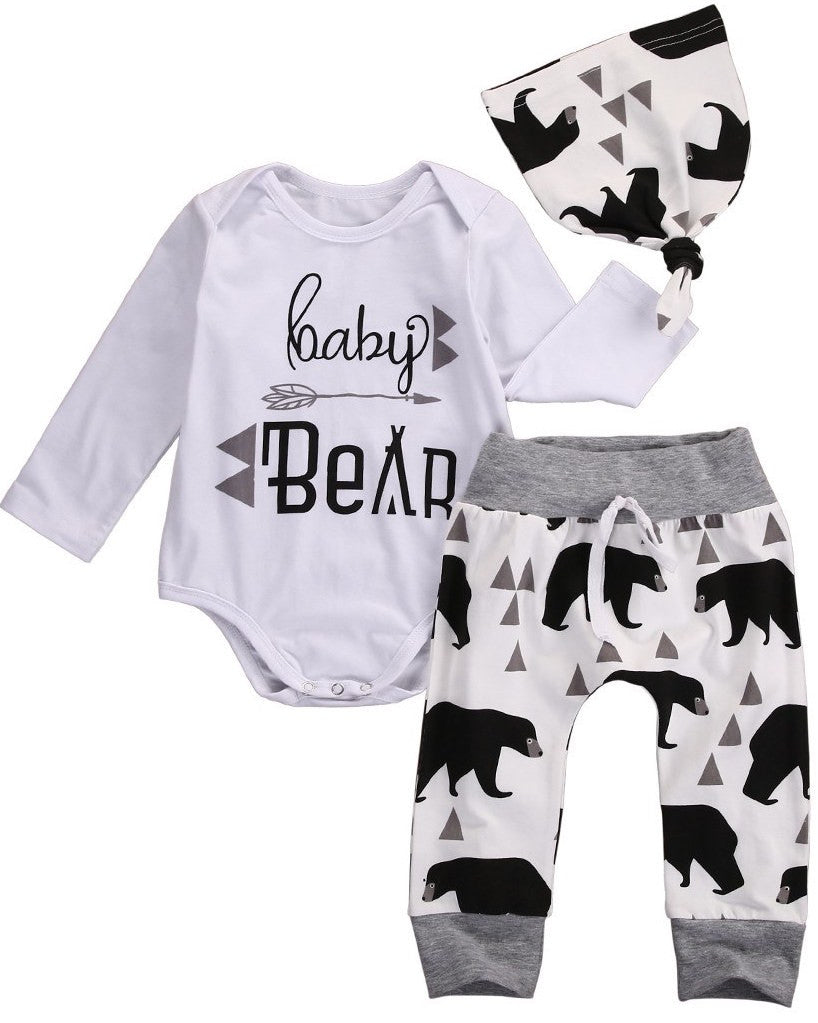 3pc baby bear pant outfit